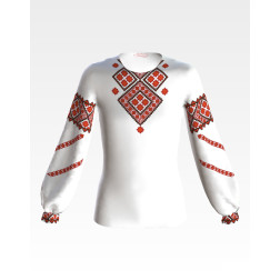 Пошита дитяча блузка-вишиванка Світанок для вишивки бісером і нитками (БД037кБ3801)