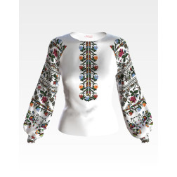 Набір бісеру Preciosa для вишивки бісером до заготовки жіночої блузки – вишиванки Сокальська весільна (БЖ133пБннннb)