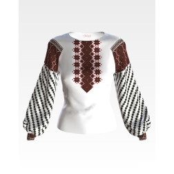 Набір бісеру Preciosa для вишивки бісером до заготовки жіночої блузки – вишиванки Мамине благословення (БЖ136пБннннb)