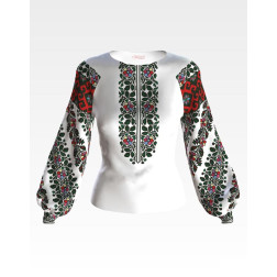 Набір бісеру Preciosa для вишивки бісером до заготовки жіночої блузки – вишиванки Борщівська чарівність (БЖ152пБннннb)