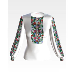 Набір бісеру Preciosa для вишивки бісером до заготовки жіночої блузки – вишиванки Борщівська квіткова (БЖ160пБннннb)