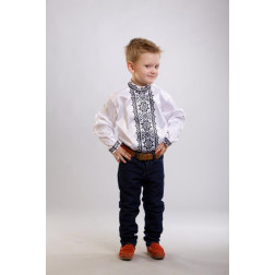 Пошита дитяча сорочка-вишиванка Стильна для вишивки бісером і нитками (СД017шБ3801)
