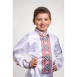 Пошита дитяча сорочка-вишиванка Елегантна для вишивки бісером і нитками (СД018шБ4003)