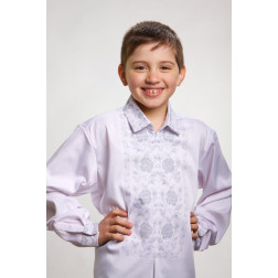 Пошита дитяча сорочка-вишиванка Весільні пари для вишивки бісером і нитками (СД022шБ4203)