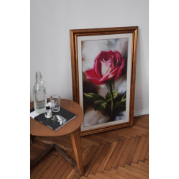 Картина вишита бісером Барвиста Вишиванка  Романтична троянда 62х97 (КТ020ан6297)