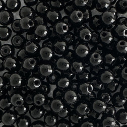 Round Beads 3 mm(loose) : Jet (PB1-03-23980-1)