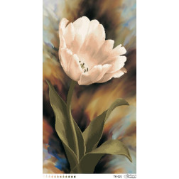 Схема картини Романтичний тюльпан для вишивки бісером на габардині (ТК021пн4482)