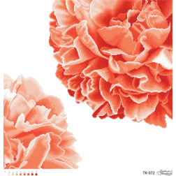 Схема картини Розкішні персикові півонії для вишивки бісером на габардині (ТК072пн5858)