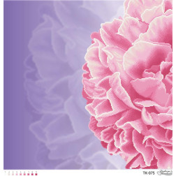 Схема картини Розкішна рожева півонія для вишивки бісером на габардині (ТК075пн5858)