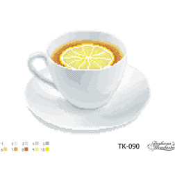 Схема картини Міцний чай для вишивки бісером на габардині (ТК090пн3322)
