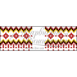 Схема Рушничок для Весільних букетів та декору для вишивки бісером і нитками на тканині (ТР102пн1025)