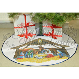 Схема Пошита спідничка під ялинку Різдвяний вечір для вишивки бісером і нитками на тканині (ТР162аБ9999)
