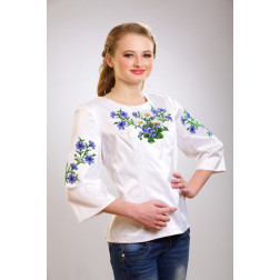 Блузка-вишиванка жіноча вишита бісером (ЖБ019кБ5004)