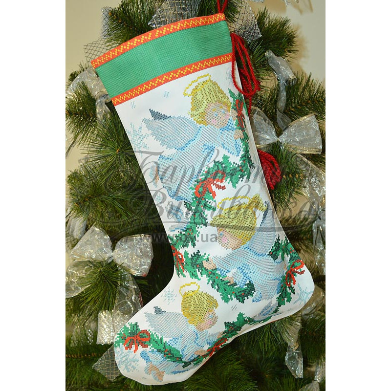 Из какой ткани шьют новогодние сапожки для подарков и колпаки санта клауса?