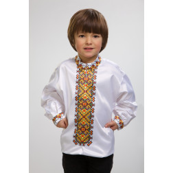Заготовка детской сорочки на 1-3 лет Прикарпатье. Оберег для вышивки бисером (СД003кБ28нн)